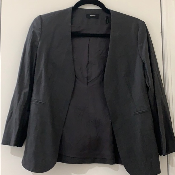 Theory Jackets & Blazers - Theory charcoal blazer